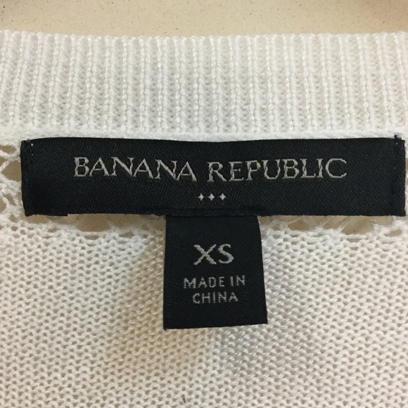 Banana Republic Factory - White open-knit sweater - Picture 3 of 5